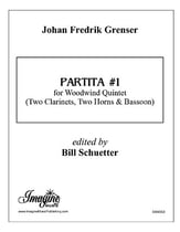 Partita #1 2 Clarinets, 2 Horns, Bassoon cover